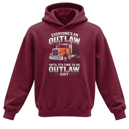 Outlaw Trucker Heavy Duty Hoodie