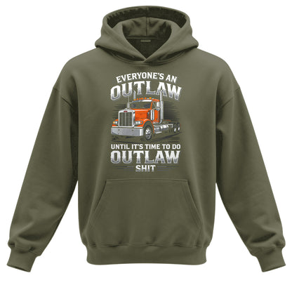 Outlaw Trucker Heavy Duty Hoodie