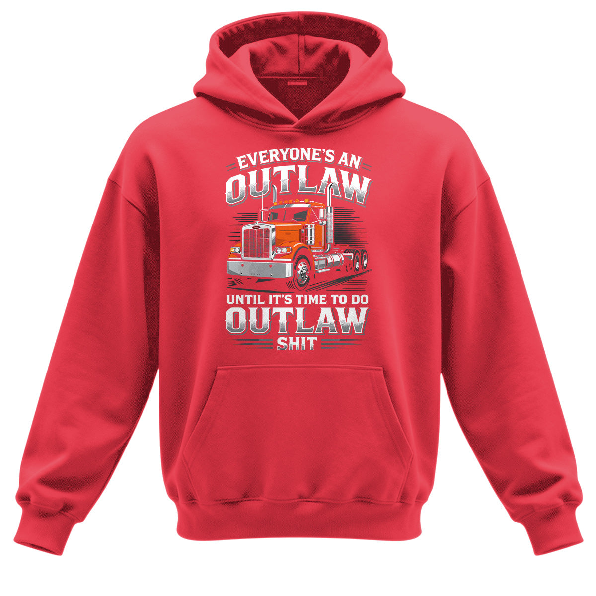 Outlaw Trucker Heavy Duty Hoodie