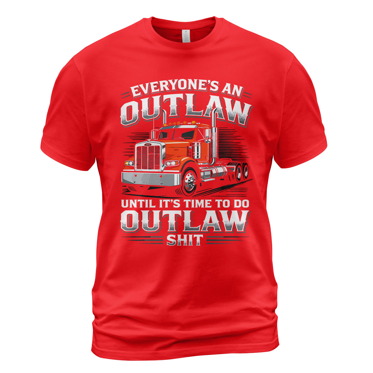 Outlaw Trucker Heavy Duty T-Shirt