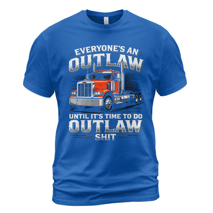 Outlaw Trucker Heavy Duty T-Shirt