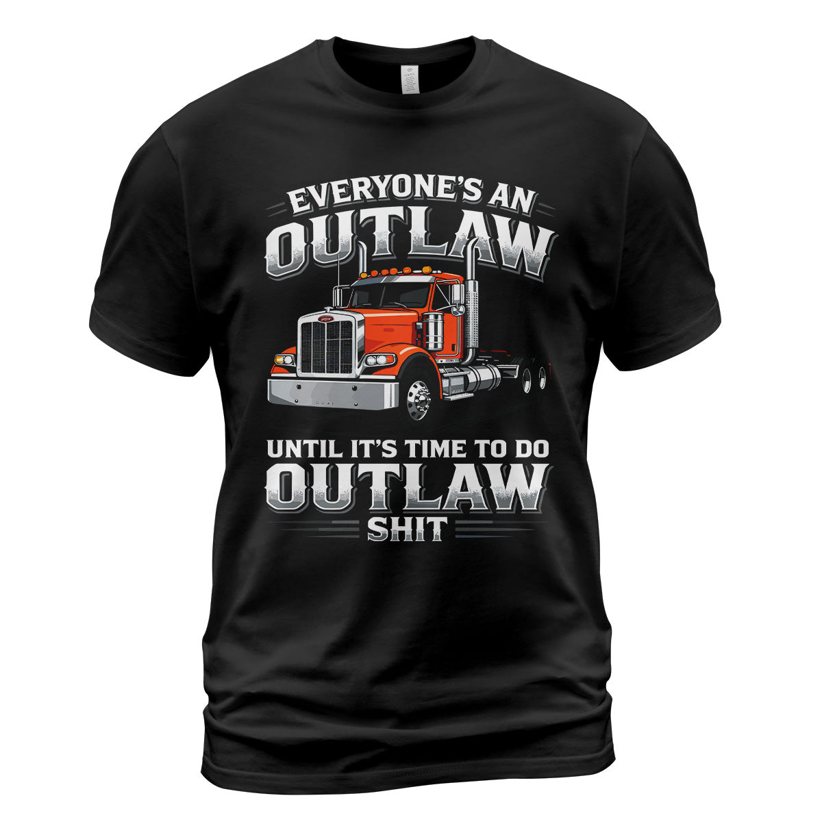Outlaw Trucker Heavy Duty T-Shirt