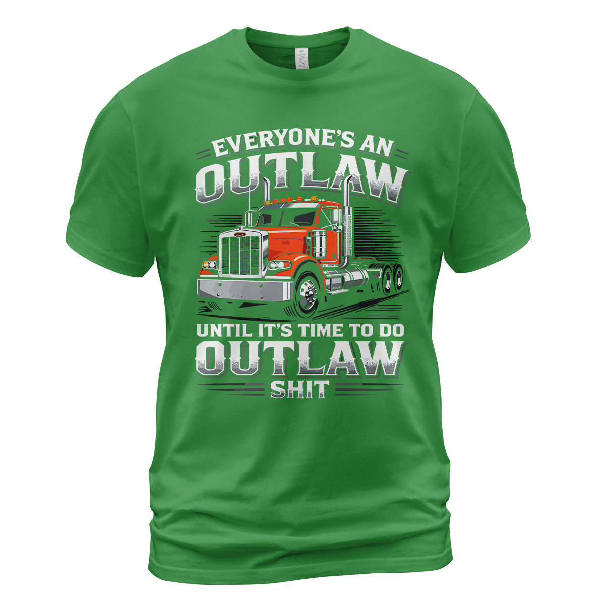 Outlaw Trucker Heavy Duty T-Shirt
