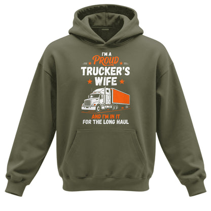 Proud Trucker's Wife Hoodie