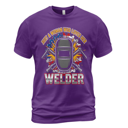She Loves Her Welder T-Shirt