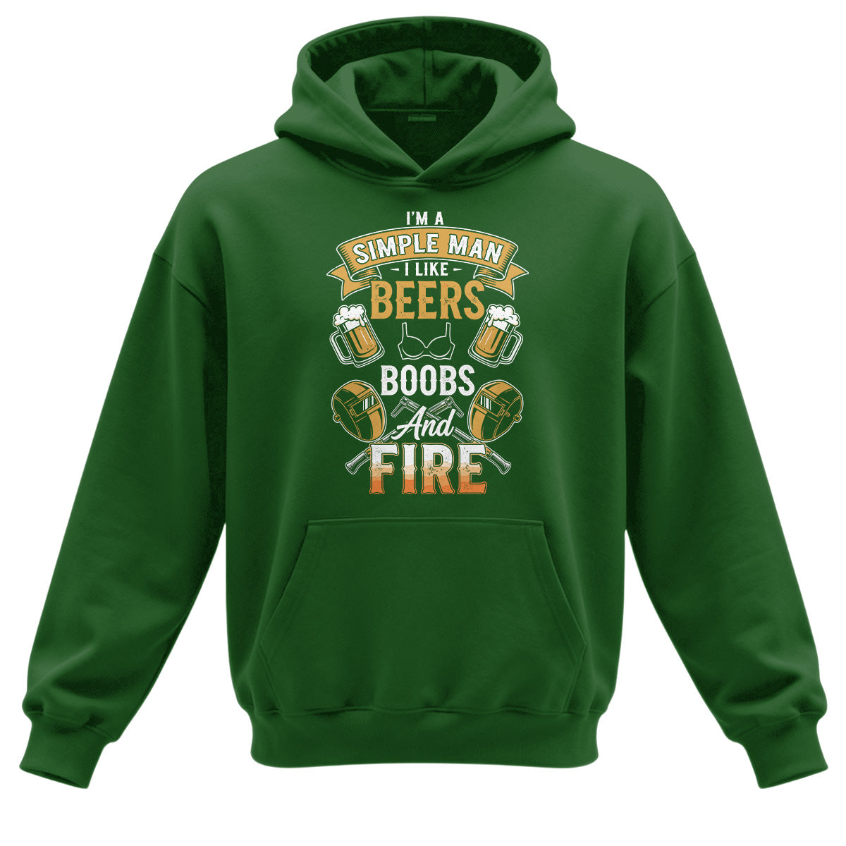 Simple Man Welder Beers & Fire Hoodie