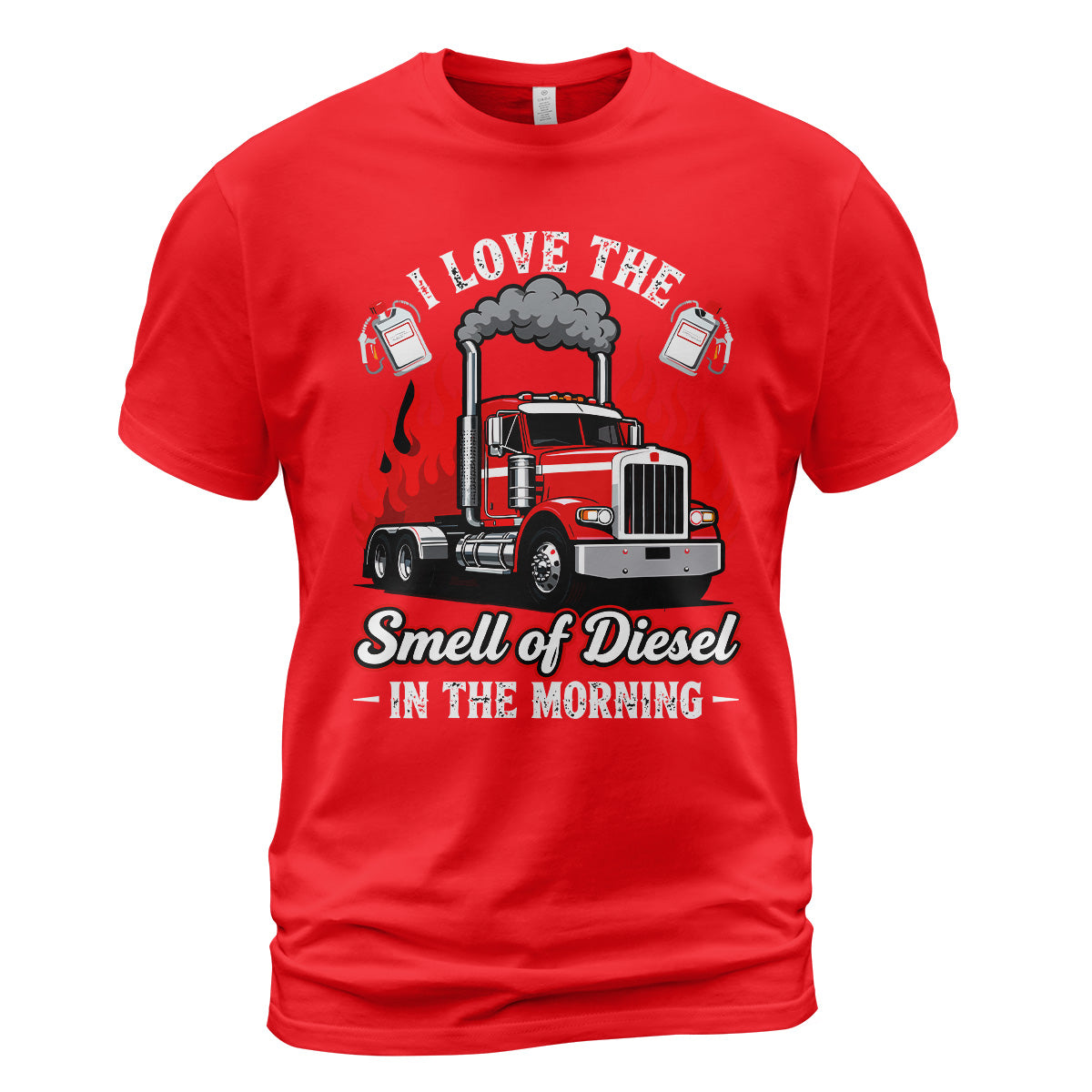 Smell of Diesel Morning T-Shirt