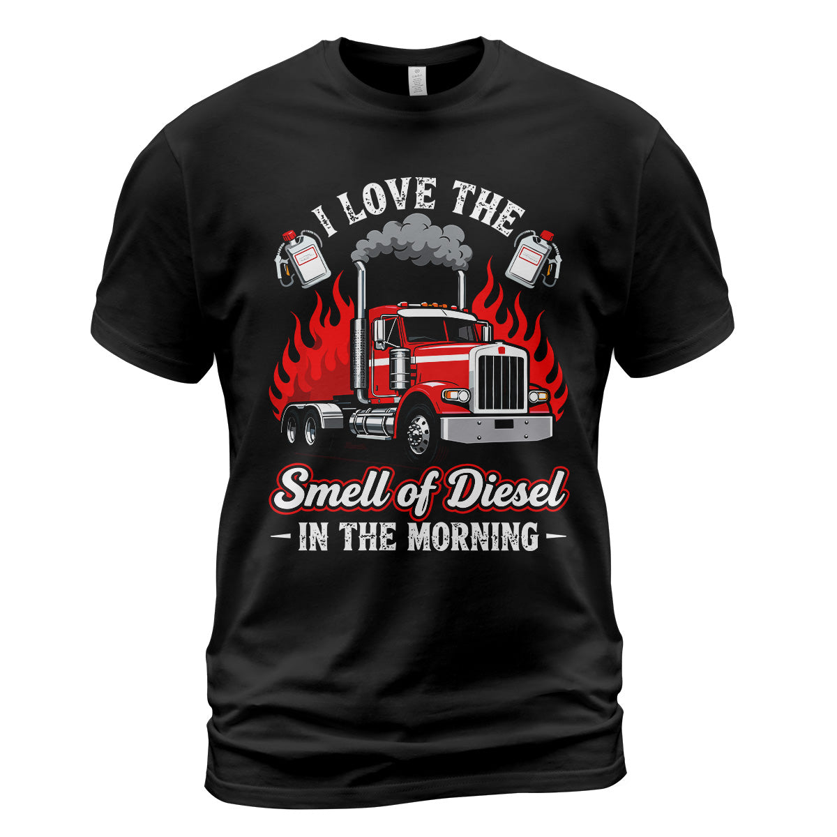 Smell of Diesel Morning T-Shirt