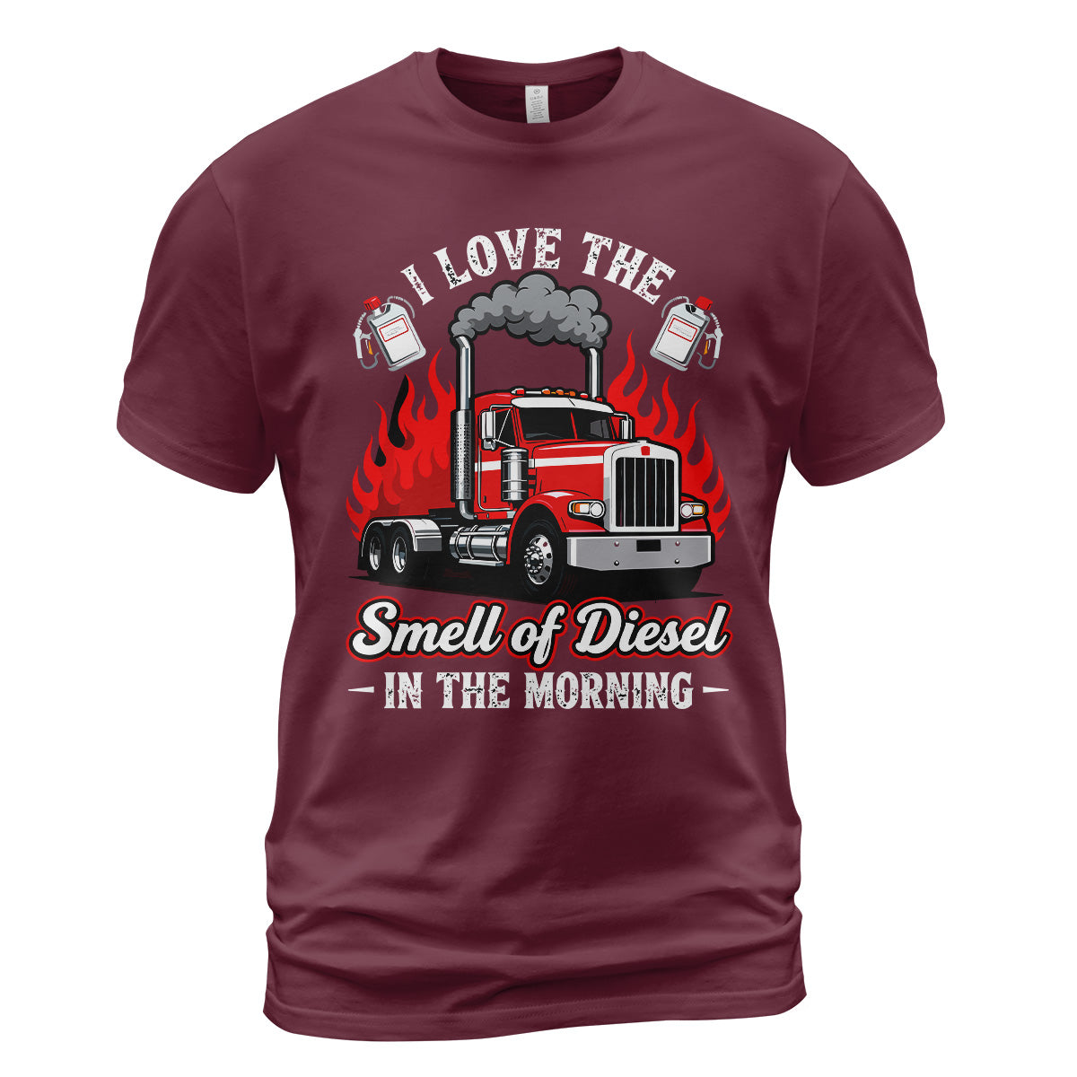 Smell of Diesel Morning T-Shirt