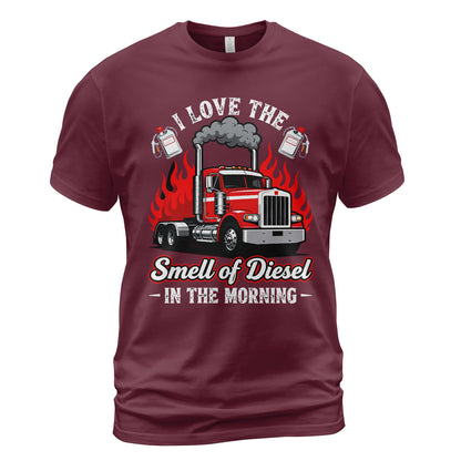 Smell of Diesel Morning T-Shirt