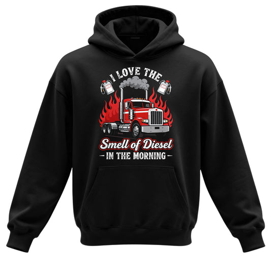 Smell of Diesel Morning Hoodie