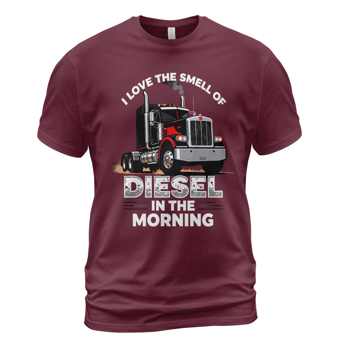 Smell of Diesel Trucker T-Shirt