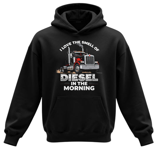 Smell of Diesel Trucker Hoodie