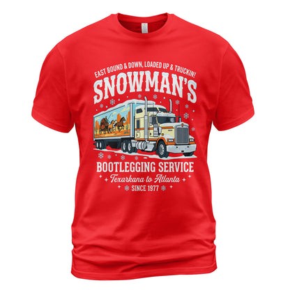 Snowman's Bootlegging Trucker T-Shirt
