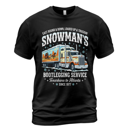 Snowman's Bootlegging Trucker T-Shirt