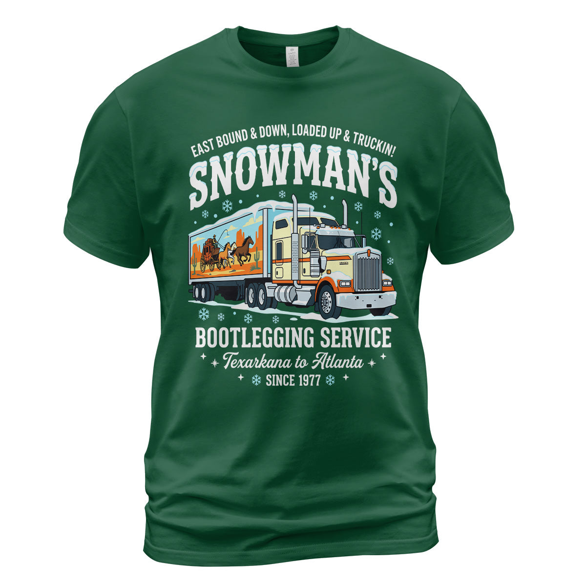 Snowman's Bootlegging Trucker T-Shirt