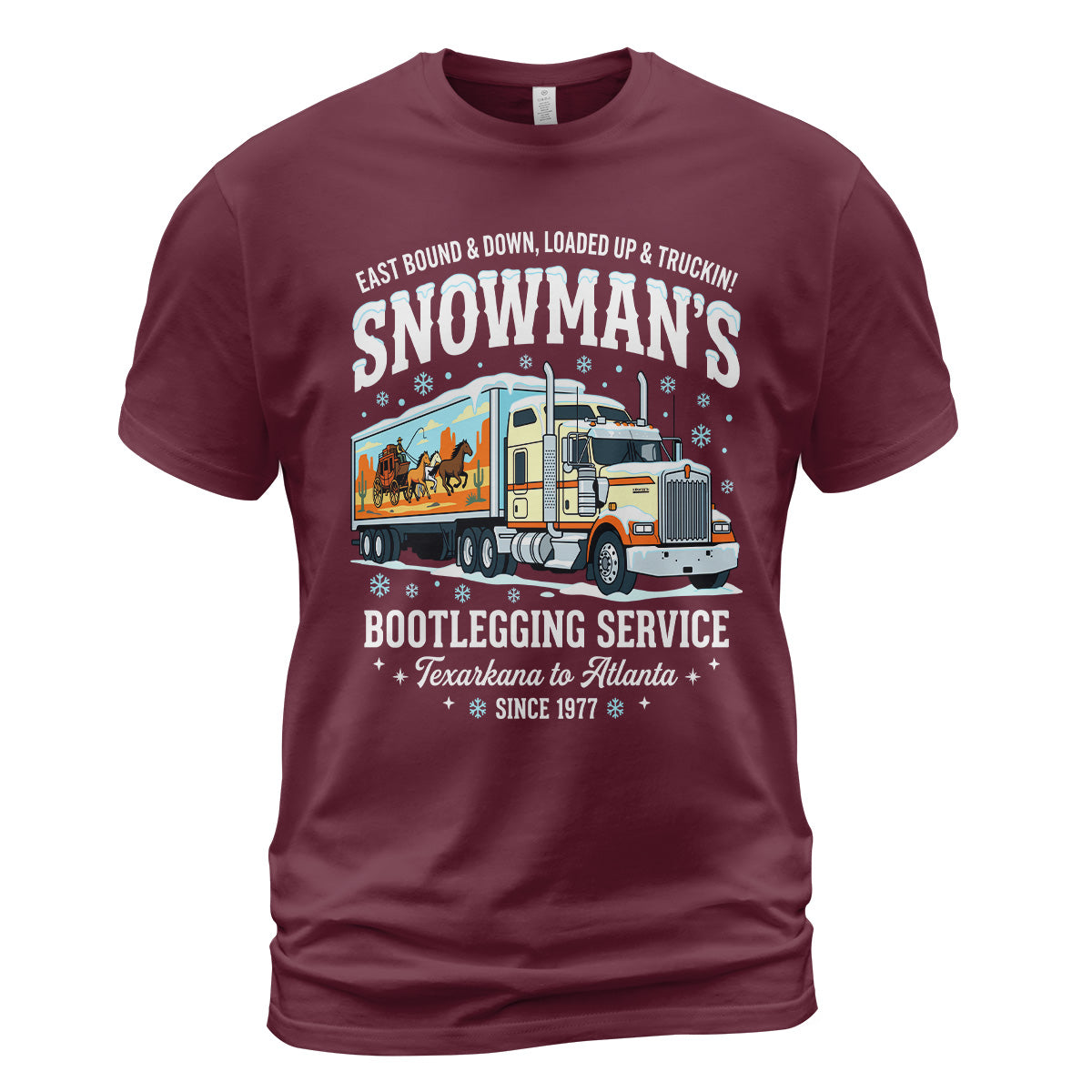 Snowman's Bootlegging Trucker T-Shirt