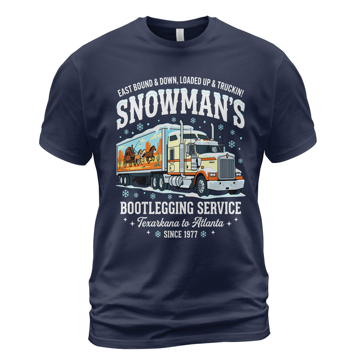 Snowman's Bootlegging Trucker T-Shirt