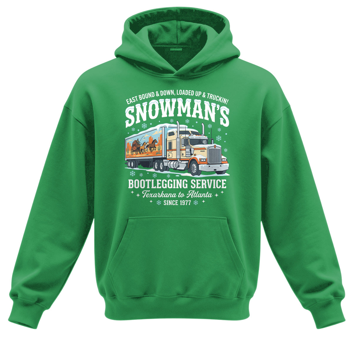 Snowman_s Bootlegging Trucker Hoodie