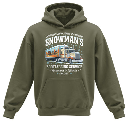 Snowman_s Bootlegging Trucker Hoodie