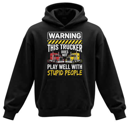 The Warning Trucker Hoodie