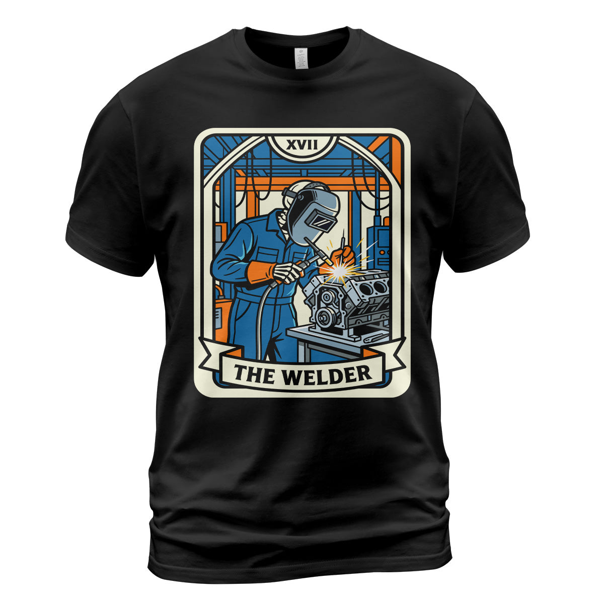 The Welder Tarot Card T-Shirt