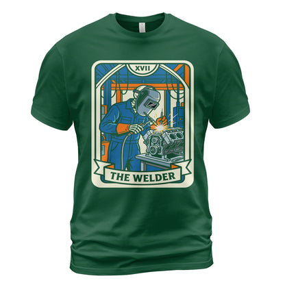 The Welder Tarot Card T-Shirt
