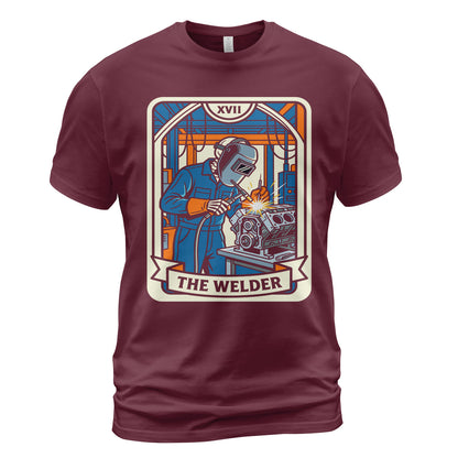 The Welder Tarot Card T-Shirt