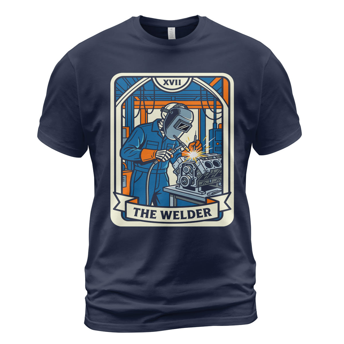 The Welder Tarot Card T-Shirt