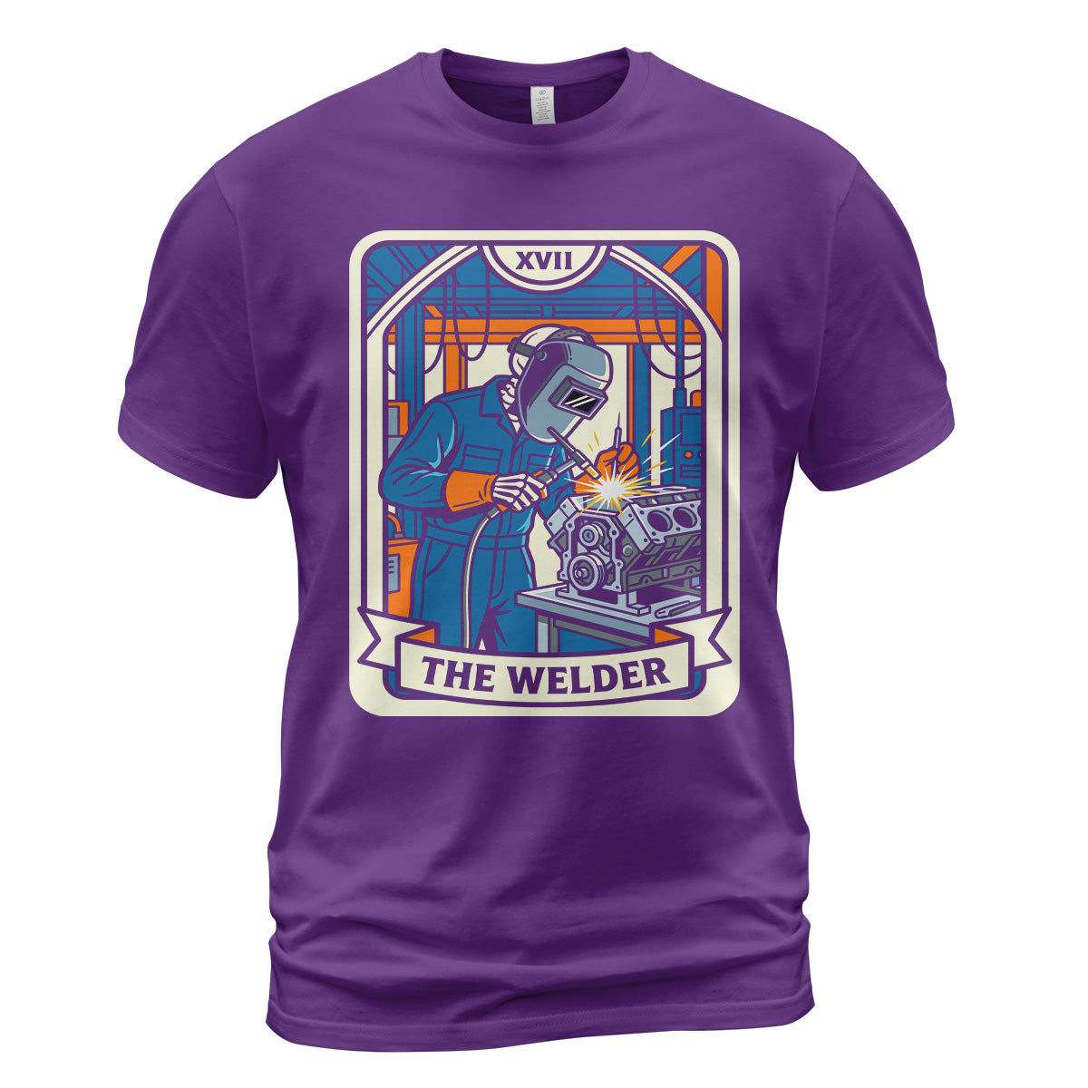 The Welder Tarot Card T-Shirt