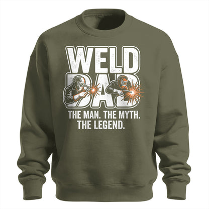 Weld Dad Man, Myth, Legend Sweatshirt