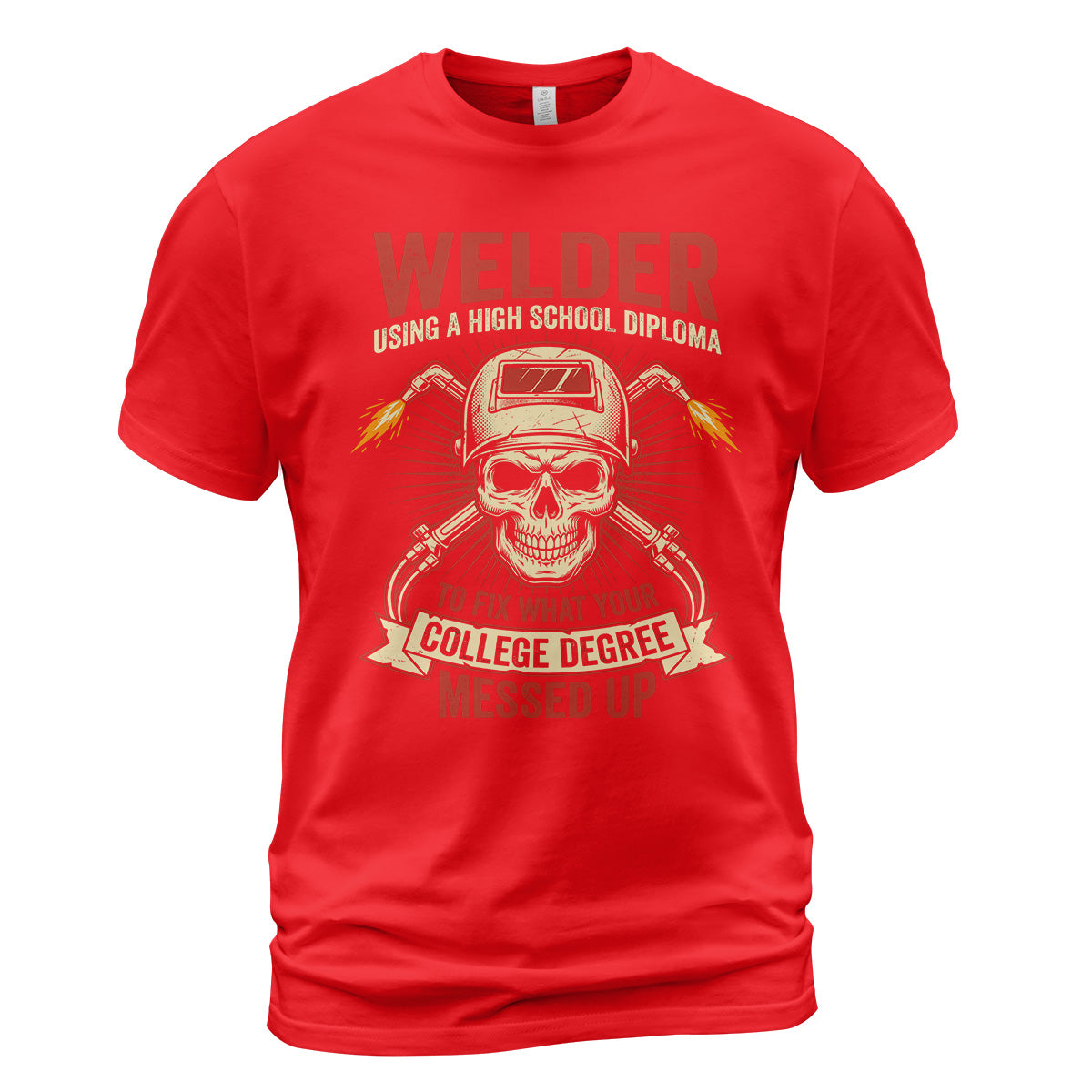 Welder Diploma College Fix T-Shirt