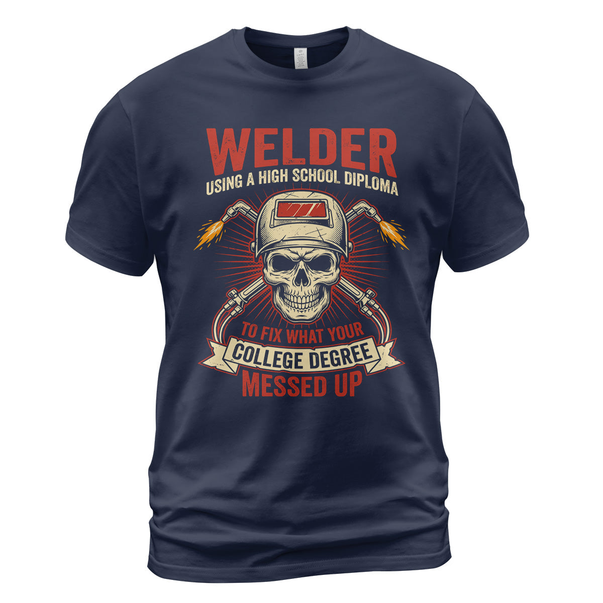 Welder Diploma College Fix T-Shirt