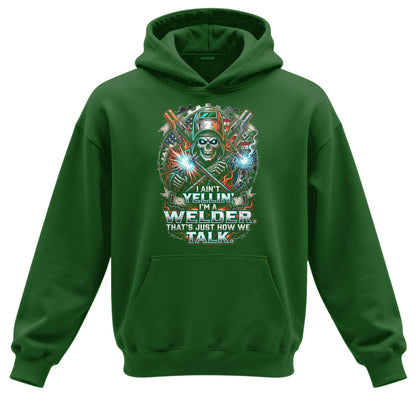 Welder Skull How We Talk Hoodie