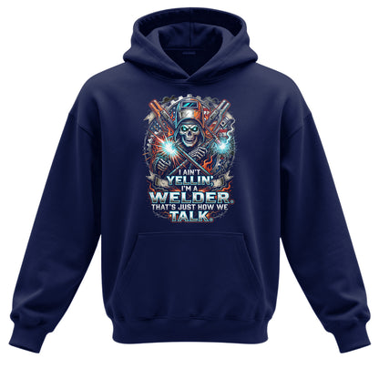 Welder Skull How We Talk Hoodie