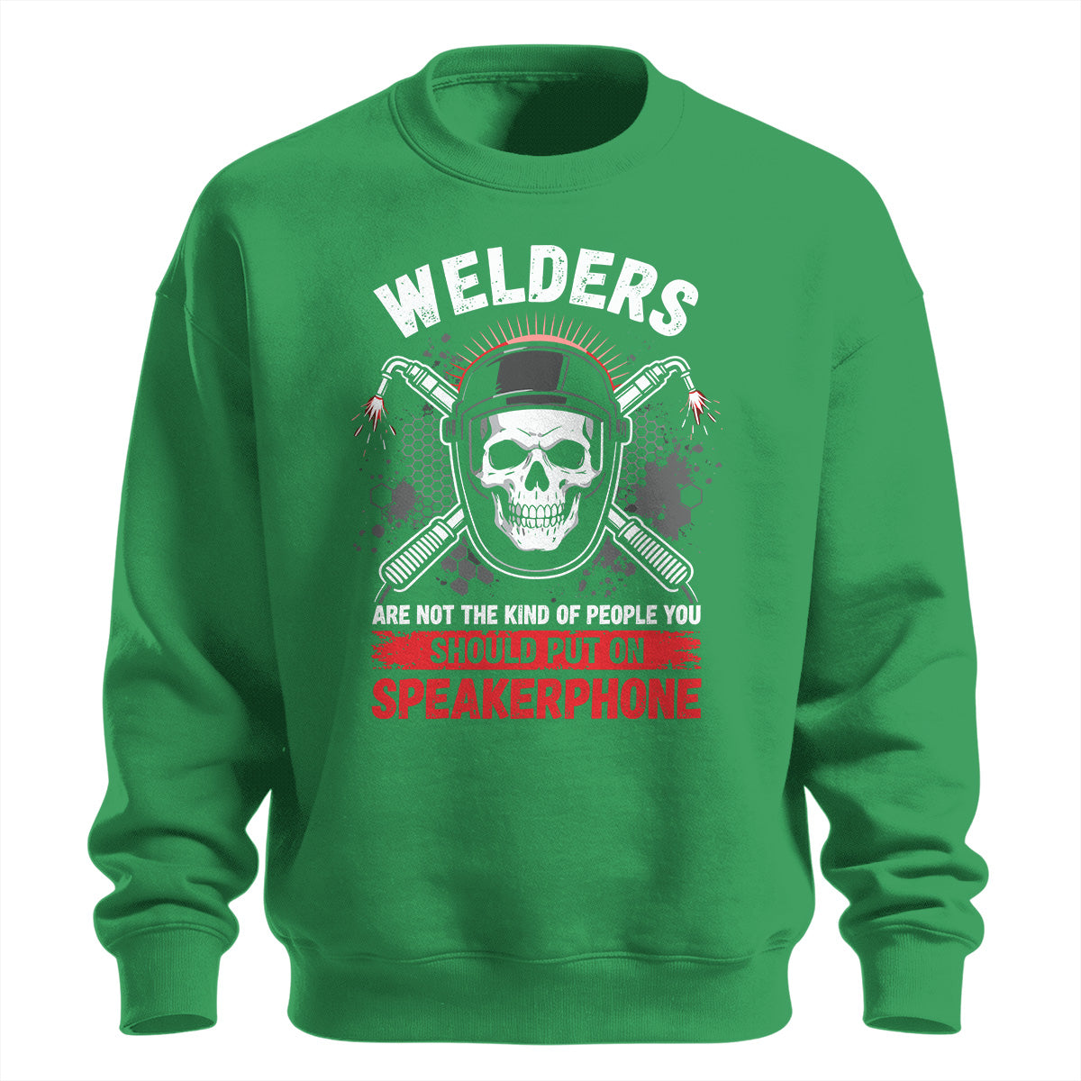 Welder Skull Speakerphone Sweatshirt