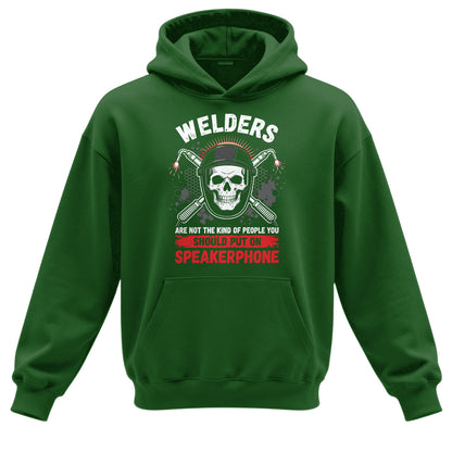 Welder Skull Speakerphone Hoodie