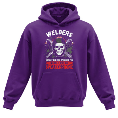 Welder Skull Speakerphone Hoodie