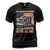 Window Staring Professional Trucker T-Shirt