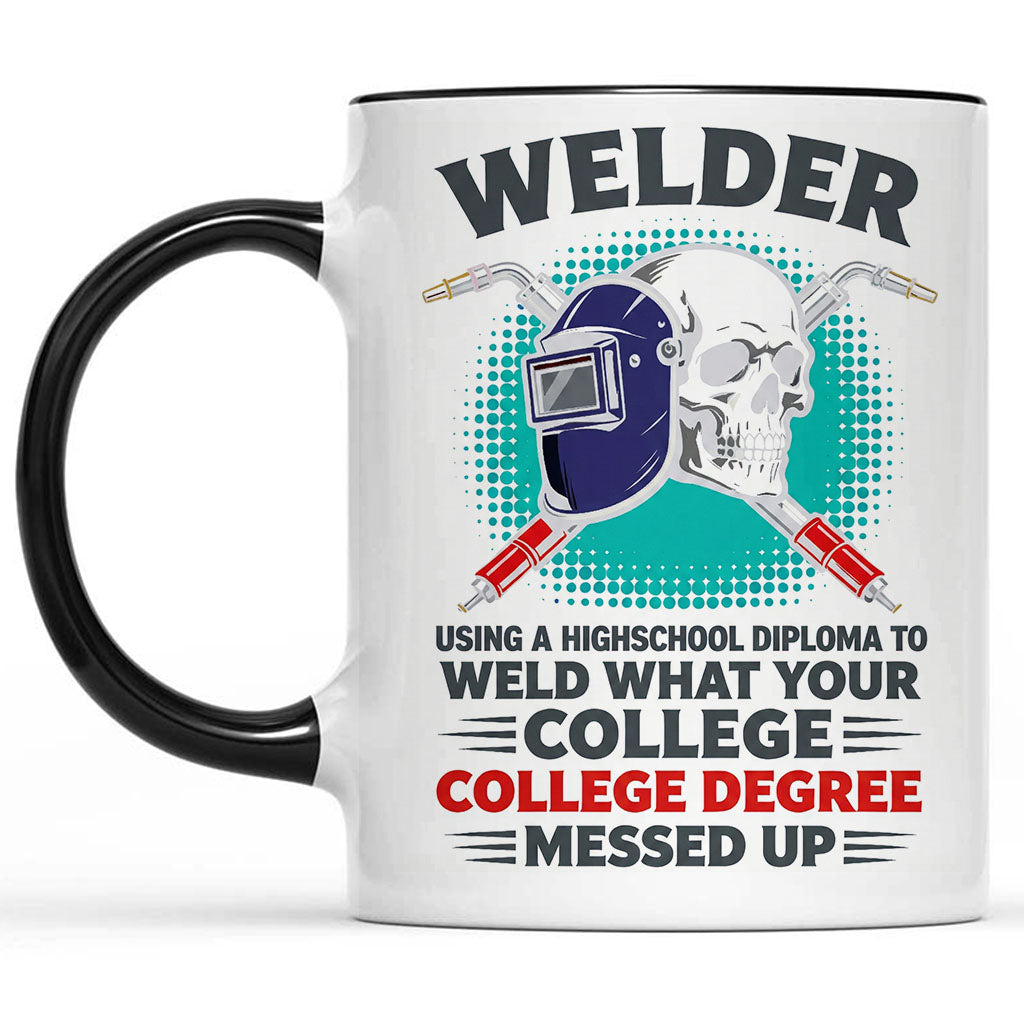 Welder Diploma Wins Mug