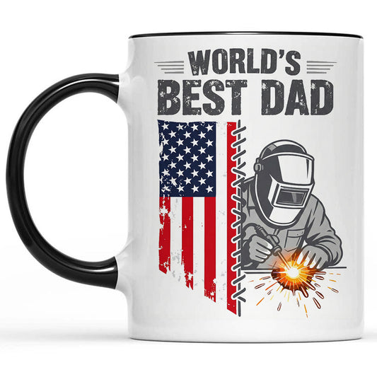 World's Best Welder Dad Mug