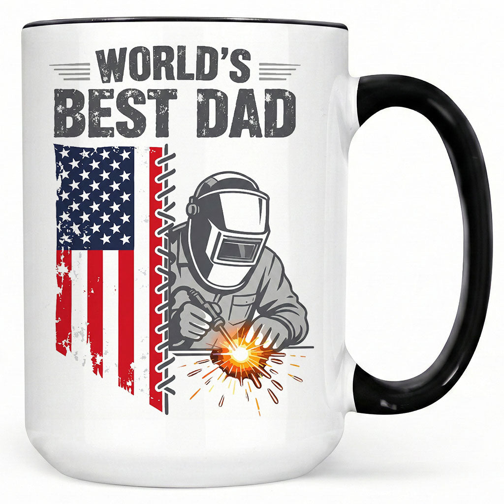 World's Best Welder Dad Mug