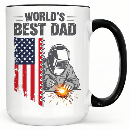 World's Best Welder Dad Mug