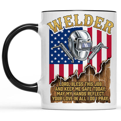 American Welder's Prayer Mug