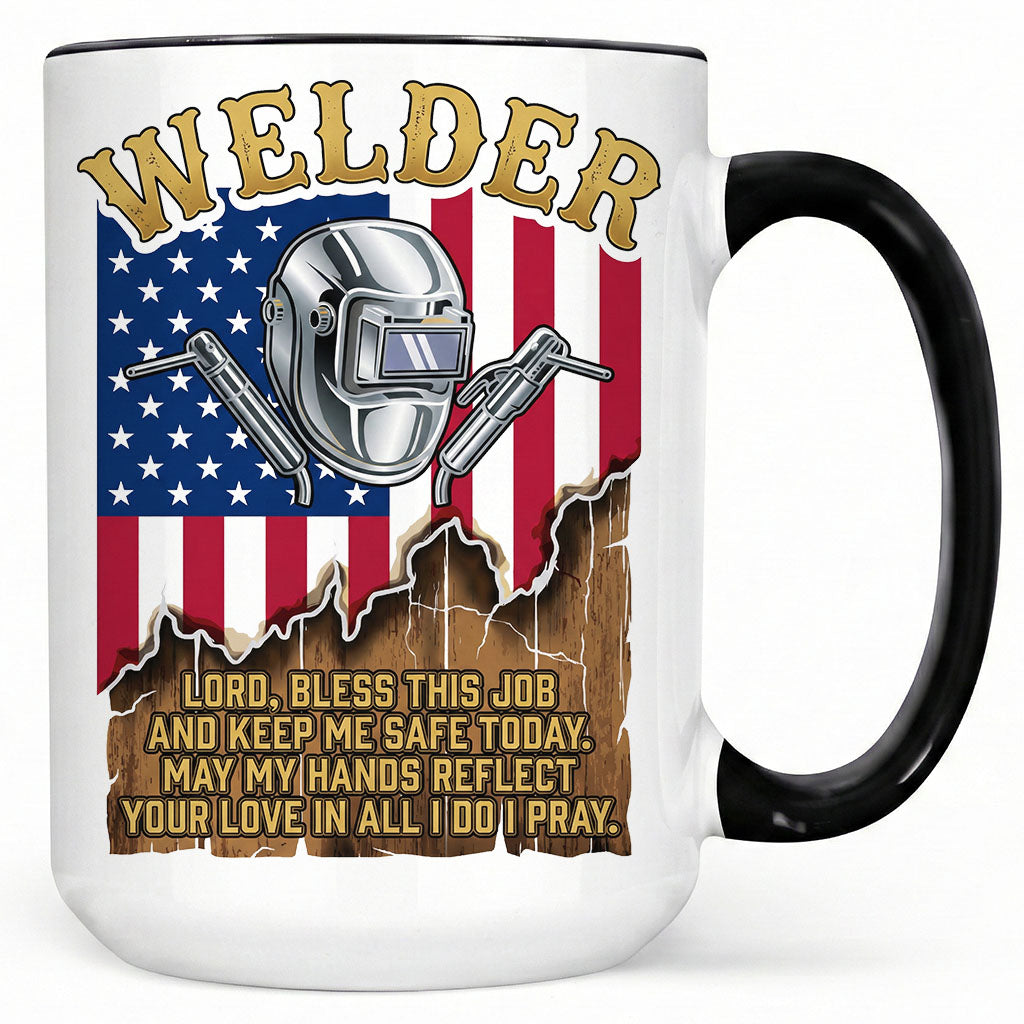 American Welder's Prayer Mug
