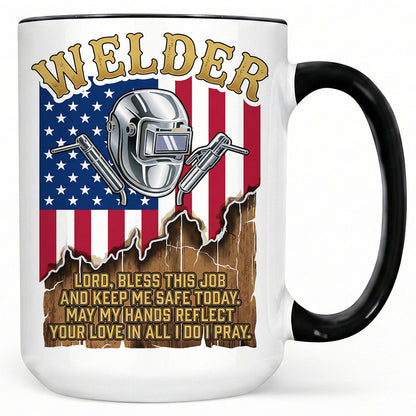 American Welder's Prayer Mug