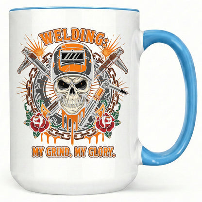 Welding Skull: My Grind. My Glory. Mug