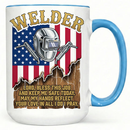 American Welder's Prayer Mug