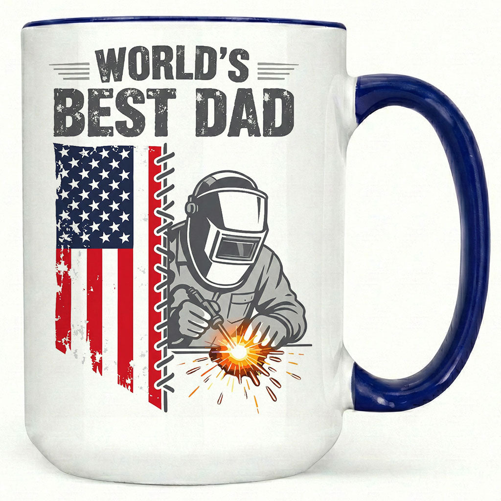 World's Best Welder Dad Mug