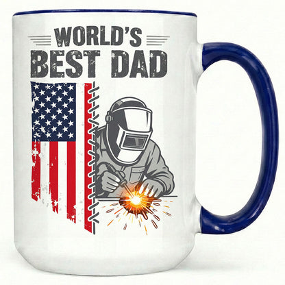 World's Best Welder Dad Mug